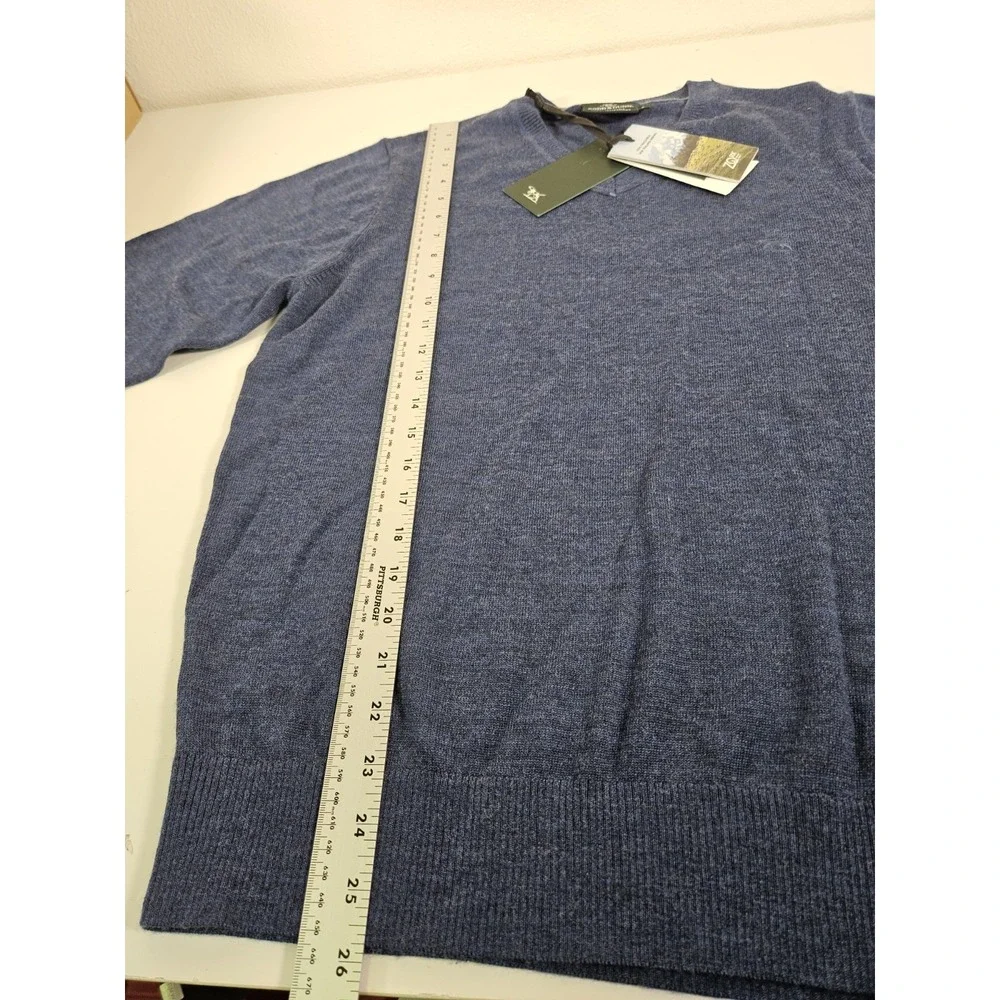 Rodd & Gunn Merino Wool Pullover V-Neck Sweater Blue Men's Small New